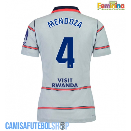 Camisa de time de futebol Atletico Madrid Rodrigo Mendoza #4 Replicas 3º Equipamento Feminina 2026-27 Manga Curta
